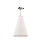 Lighting - Pendant Worth 1 Light Large Pendant // Polished Nickel 