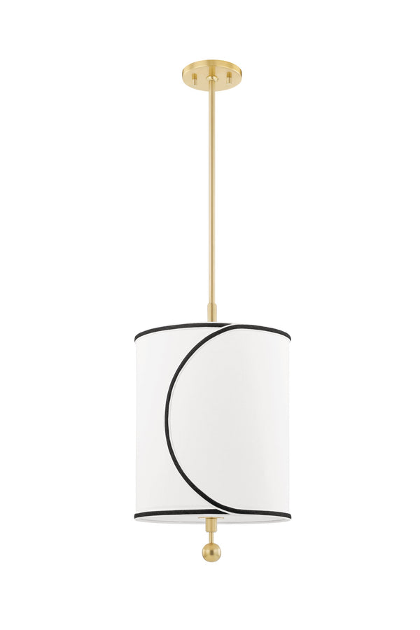 Lighting - Pendant Zara 1 Light Small Pendant // Aged Brass 