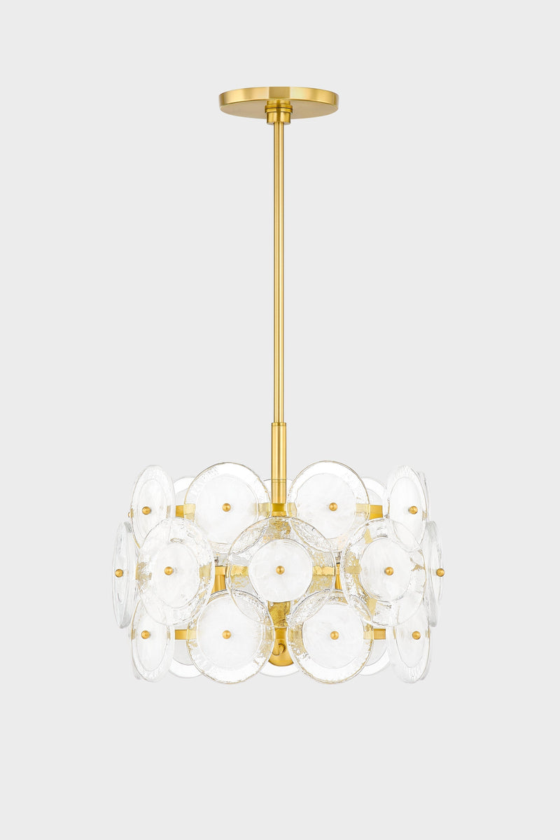 Lighting - Pendant Zoella 3 Light Pendant // Aged Brass 