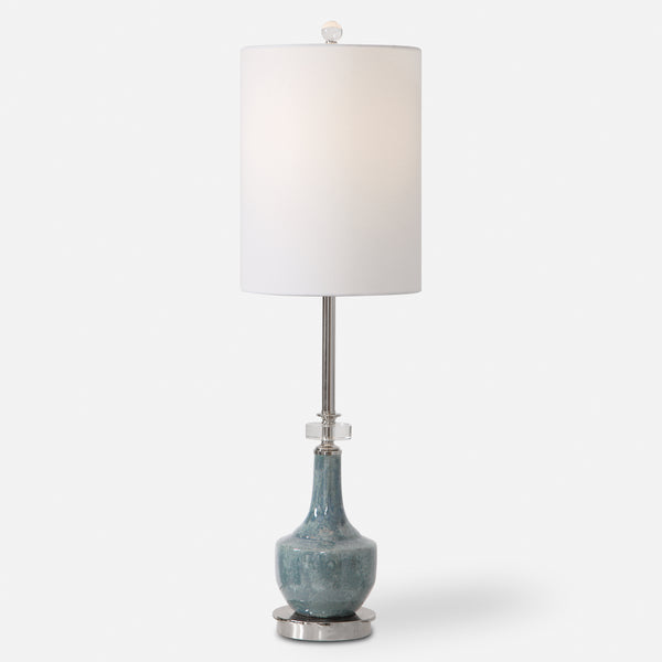 Lighting Piers Mottled Blue Buffet Lamp 