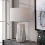 Lighting Pikes Stone-Ivory Table Lamp 