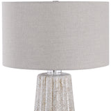 Lighting Pikes Stone-Ivory Table Lamp 