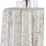 Lighting Pikes Stone-Ivory Table Lamp 