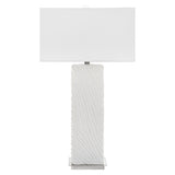 Lighting Pillar White Marble Table Lamp 