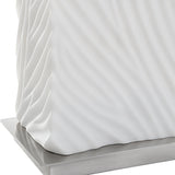 Lighting Pillar White Marble Table Lamp 