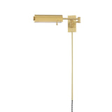 Lighting - Plug-in Sconce Hampshire 1 Light Wall Sconce Plug In // Aged Brass 