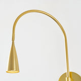 Lighting - Plug-in Sconce Jenica 1 Light Portable Sconce // Aged Brass 