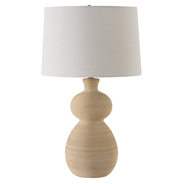 Lighting Pueblo Fired Clay Table Lamp 