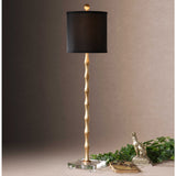 Lighting Quindici Metal Bamboo Buffet Lamp 