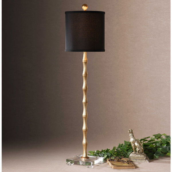 Lighting Quindici Metal Bamboo Buffet Lamp 