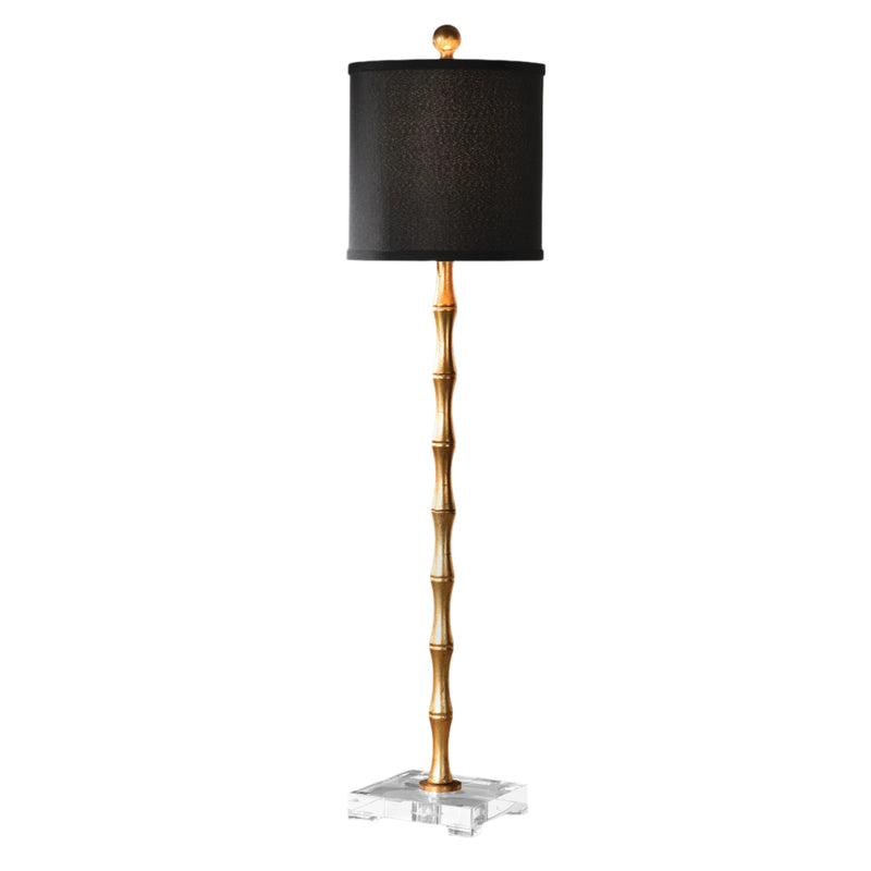 Lighting Quindici Metal Bamboo Buffet Lamp 