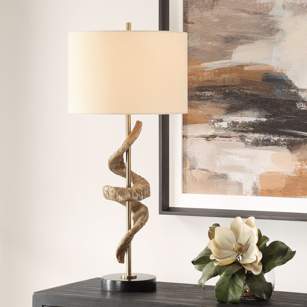 Lighting Rams Horn Table Lamp 