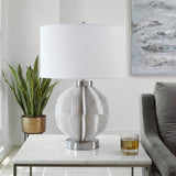 Lighting Repetition White Marble Table Lamp 