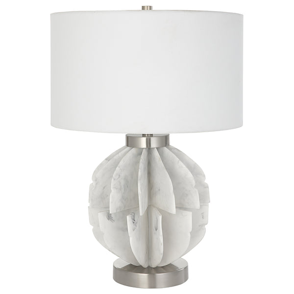 Lighting Repetition White Marble Table Lamp 