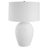 Lighting Reyna Chalk White Table Lamp 