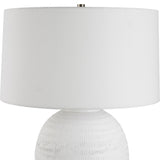 Lighting Reyna Chalk White Table Lamp 