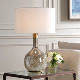 Lighting Rhine Brown Glass Table Lamp 