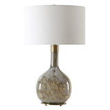 Lighting Rhine Brown Glass Table Lamp 