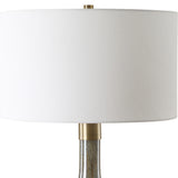 Lighting Rhine Brown Glass Table Lamp 