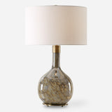 Lighting Rhine Brown Glass Table Lamp 