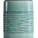 Lighting Rila Distressed Teal Table Lamp 