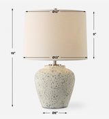 Lighting Rupture Aged Ivory Table Lamp 