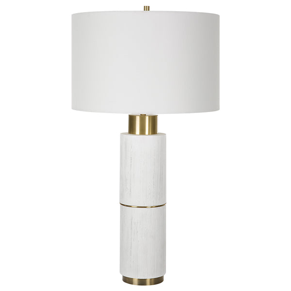 Lighting Ruse Whitewashed Table Lamp 
