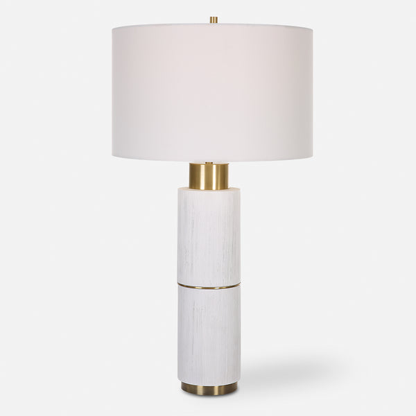 Lighting Ruse Whitewashed Table Lamp 