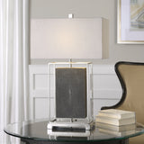 Lighting Sakana Gray Textured Table Lamp 