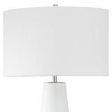 Lighting Santino Crackled Ivory Table Lamp 
