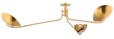 Lighting - Semi Flush Avondale 3 Light Semi Flush // Aged Brass 