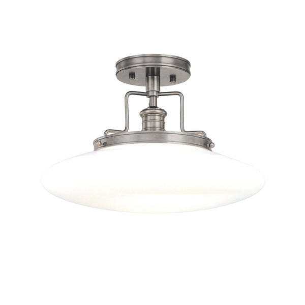 Lighting - Semi Flush Beacon 1 Light Semi Flush // Polished Nickel // Large 