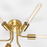 Lighting - Semi Flush Donny 6 Light Semi Flush // Aged Brass 