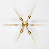 Lighting - Semi Flush Donny 6 Light Semi Flush // Aged Brass 