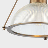 Lighting - Semi Flush Glint 1 Light Semi Flush Mount // Patina Brass // Small 