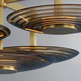 Lighting - Semi Flush Griston 5 Light Semi Flush // Aged Brass 