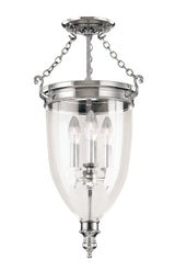 Lighting - Semi Flush Hanover 3 Light Semi Flush // Polished Nickel // Large 