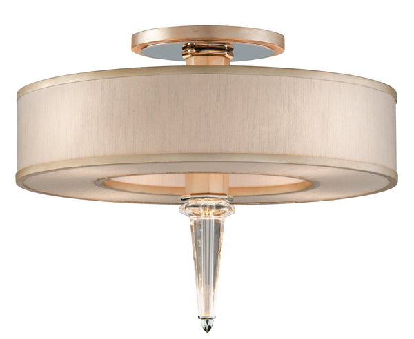 Lighting - Semi Flush Harlow 4 + 4lt Semi Flush // Tranquility Silver Leaf 