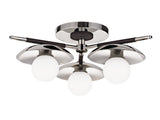 Lighting - Semi Flush Julien 3 Light Semi Flush // Polished Nickel 