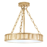 Lighting - Semi Flush Middlebury 3 Light Semi Flush // Aged Brass // Small 