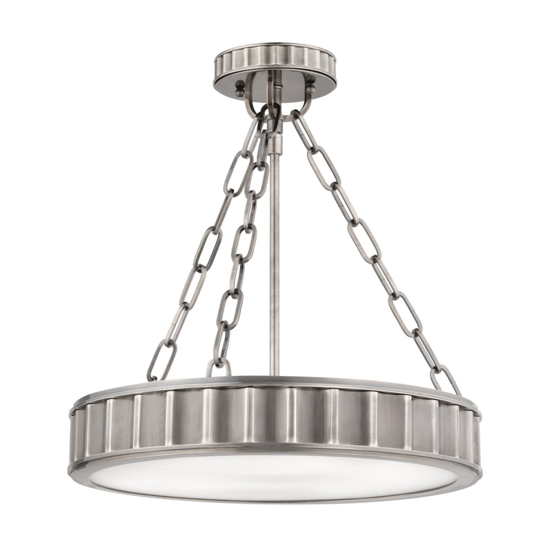 Lighting - Semi Flush Middlebury 3 Light Semi Flush // Historic Nickel // Small 