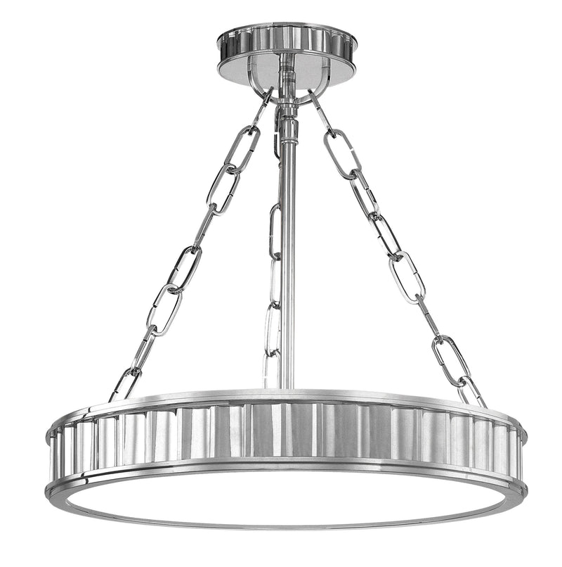 Lighting - Semi Flush Middlebury 3 Light Semi Flush // Polished Nickel // Small 