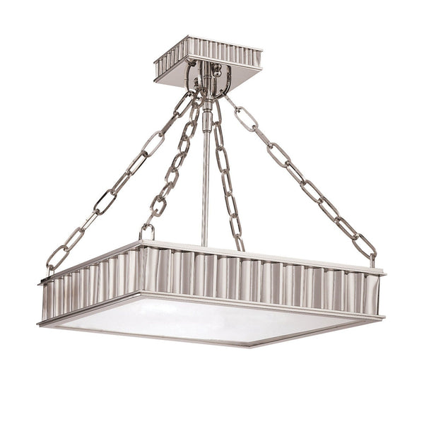 Lighting - Semi Flush Middlebury 3 Light Semi Flush // Polished Nickel // Large 