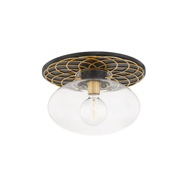 Lighting - Semi Flush New Paltz 1 Light Semi Flush // Aged Old Bronze 