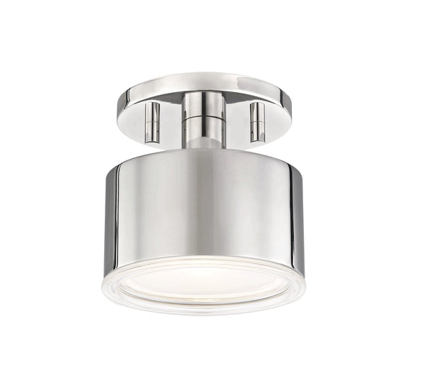 Lighting - Semi Flush Nora 1 Light Semi Flush // Polished Nickel 