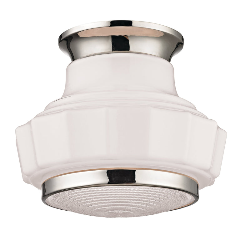 Lighting - Semi Flush Odessa 1 Light Semi Flush // Polished Nickel 