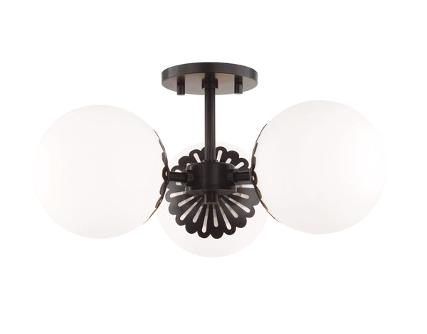 Lighting - Semi Flush Paige 3 Light Semi Flush // Old Bronze 