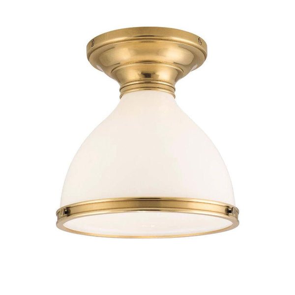 Lighting - Semi Flush Randolph 1 Light Semi Flush // Aged Brass 