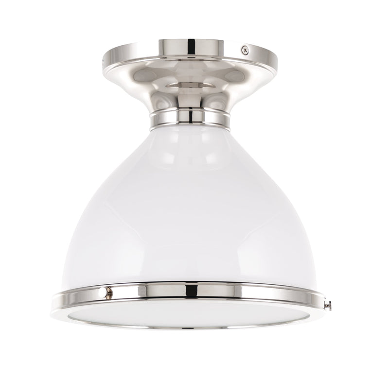 Lighting - Semi Flush Randolph 1 Light Semi Flush // Polished Nickel 