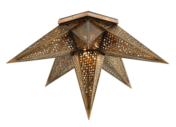 Lighting - Semi Flush Star of the East 2lt Semi Flush // Old World Bronze 